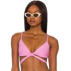 L*Space Chloe Bikini Top in Rosebud NWT